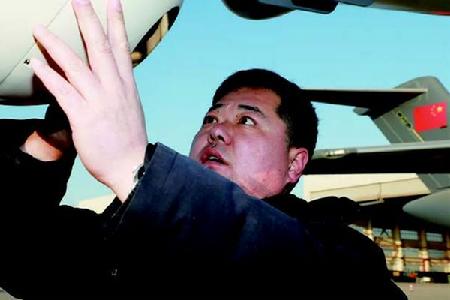 试飞站现场。 试飞站现场。