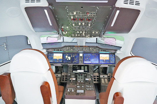 未来民机概念座舱 岳书华摄 未来民机概念座舱 岳书华摄